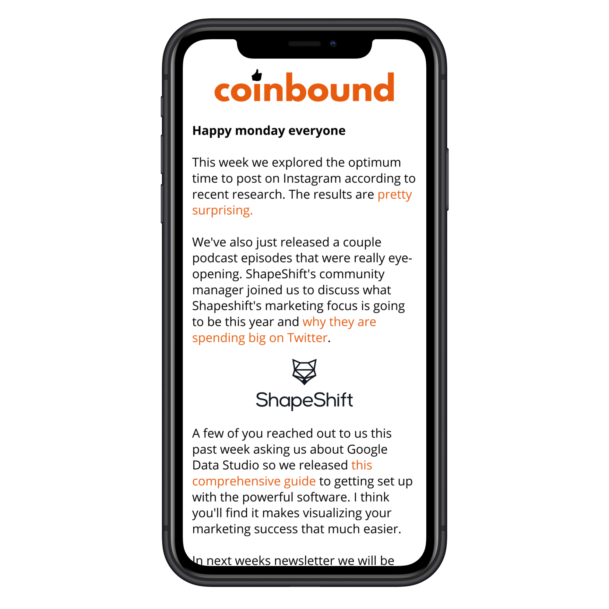 Coinbound Demo Screenshot Phone